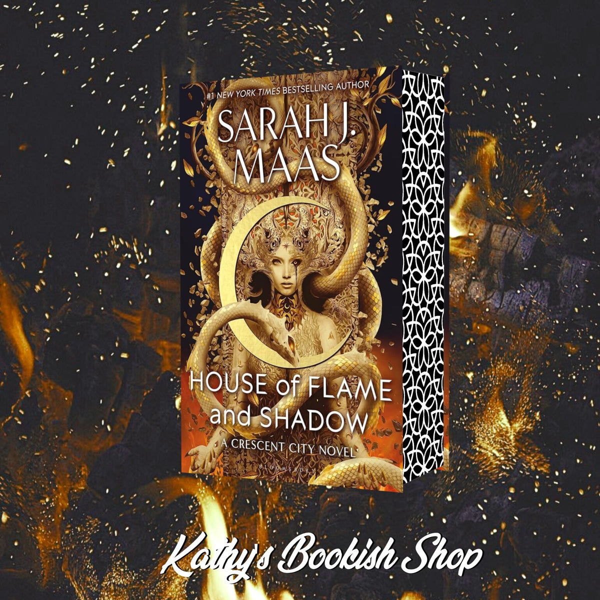 House of Flame and Shadow (Crescent City) (Handsprayed)
