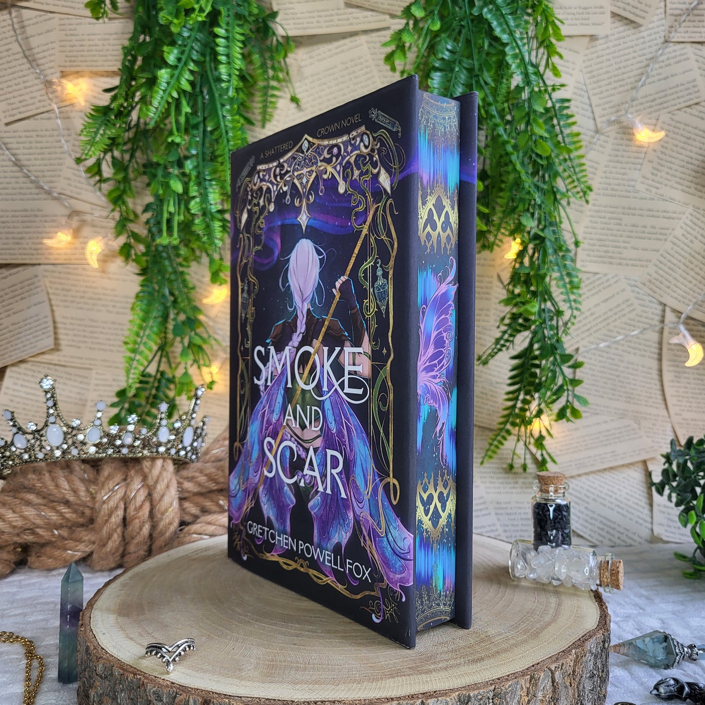 SIGNED BOOKPLATE - PREORDER Shattered Crown - Smoke and Scar/ Splintered Kingdom