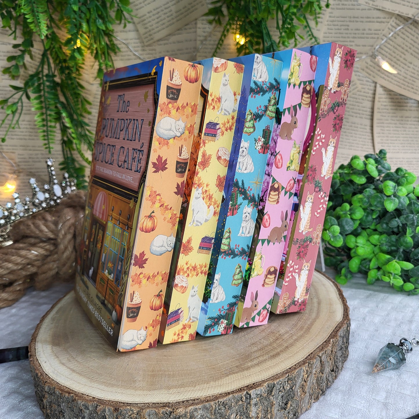 Laurie Gilmore: The Pumpkin Spice Café/ The Cinnamon Bun Book Store/ The Christmas Tree Farm/ The Strawberry Patch Pancake House/ The Gingerbread Bakery