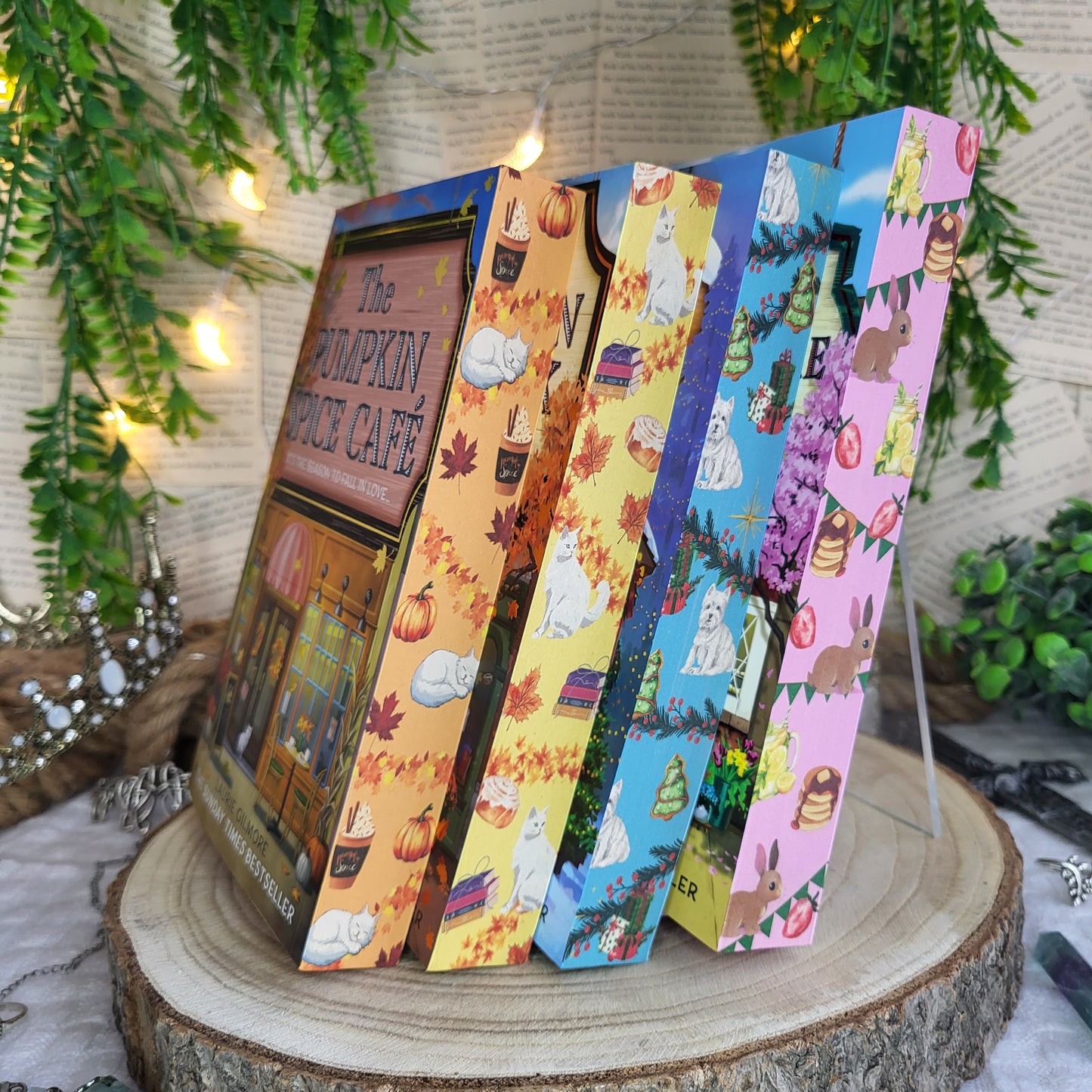 Laurie Gilmore: The Pumpkin Spice Café/ The Cinnamon Bun Book Store/ The Christmas Tree Farm/ The Strawberry Patch Pancake House/ The Gingerbread Bakery