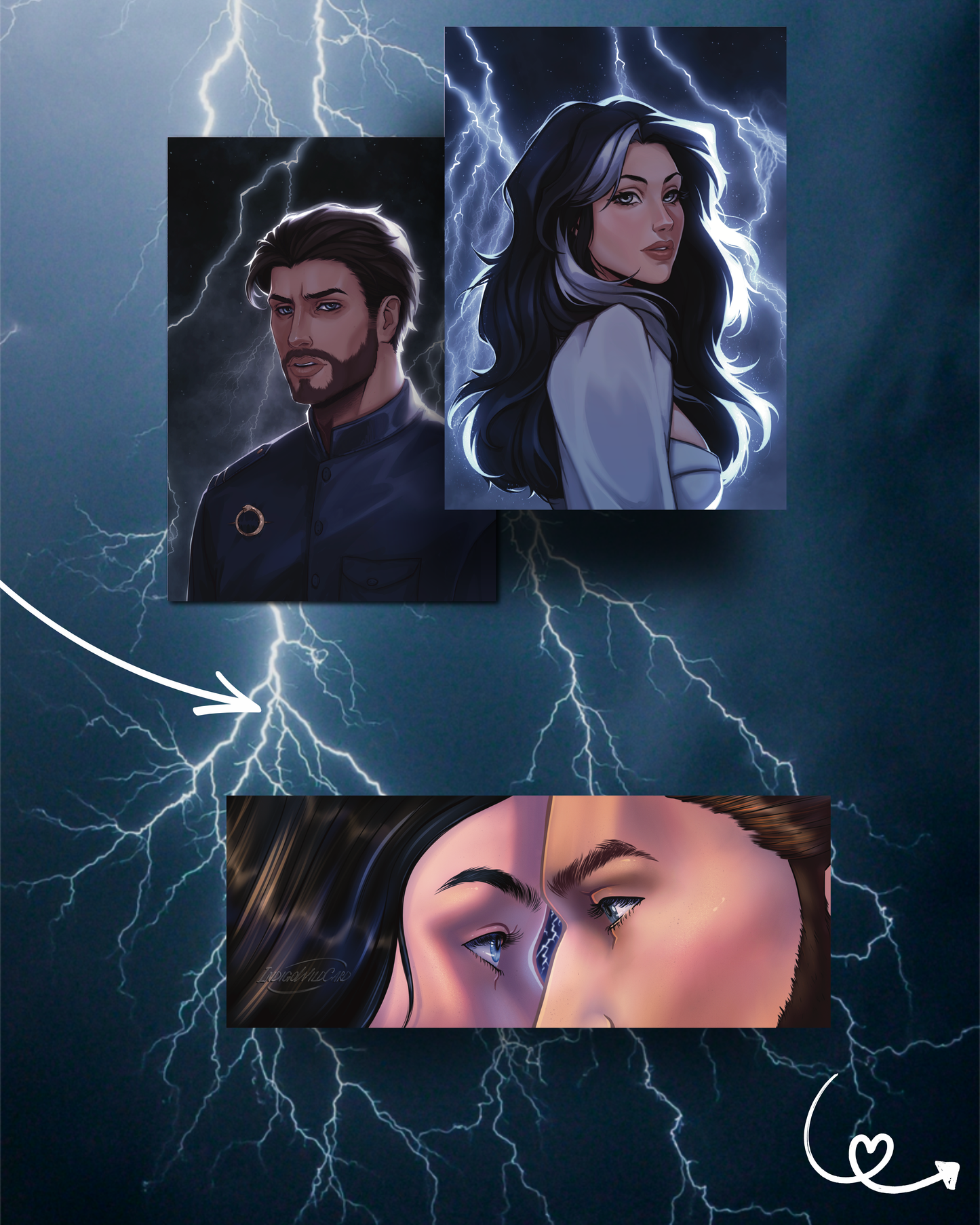 PREORDER - SIGNED BOOKPLATE + ART + OVERLAYS - She Who Is Wild - Storm