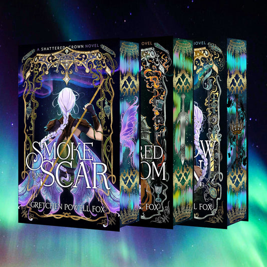 SIGNED BOOKPLATE - Shattered Crown - Smoke and Scar/ Splintered Kingdom/ Shadow & Son