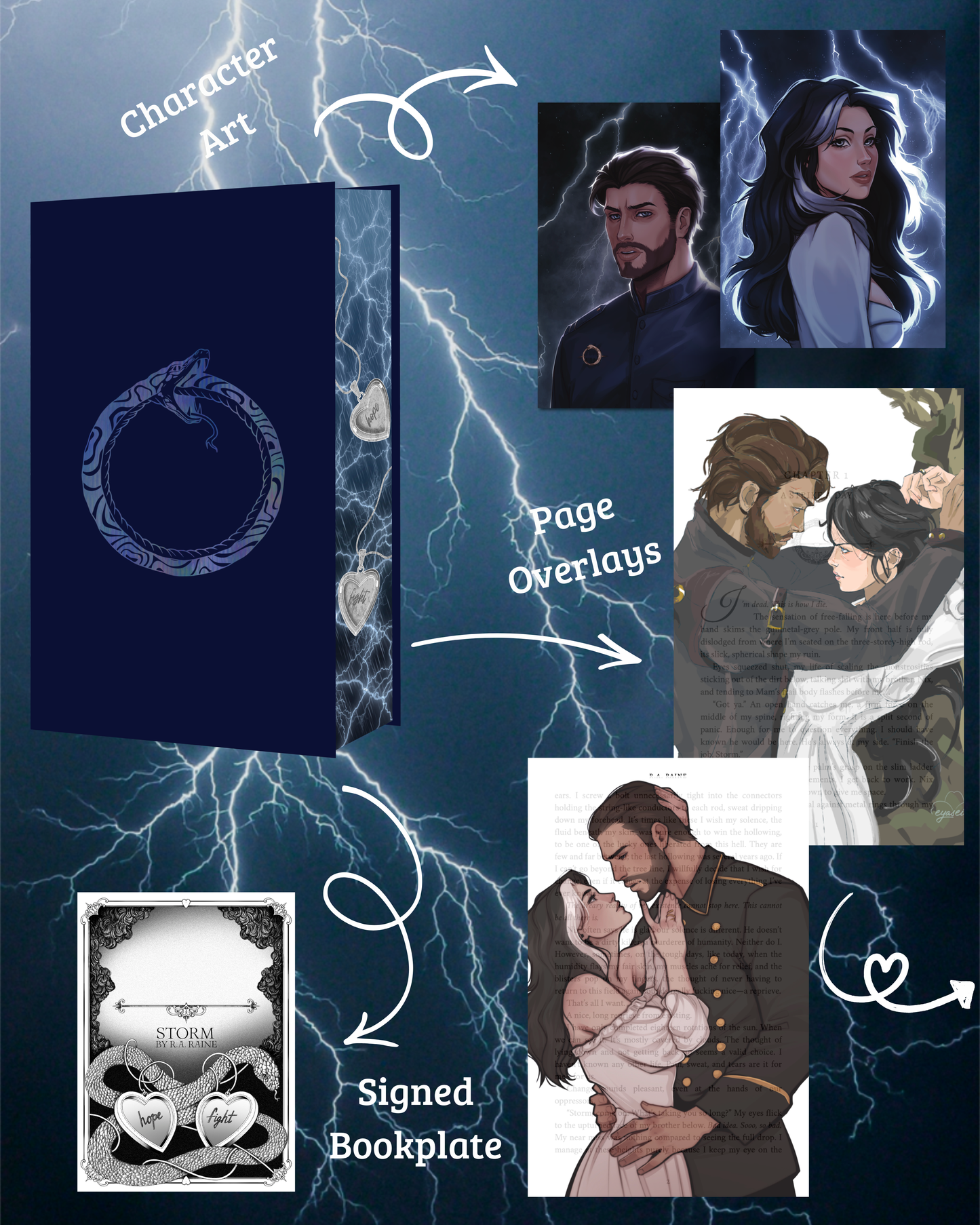 PREORDER - SIGNED BOOKPLATE + ART + OVERLAYS - She Who Is Wild - Storm
