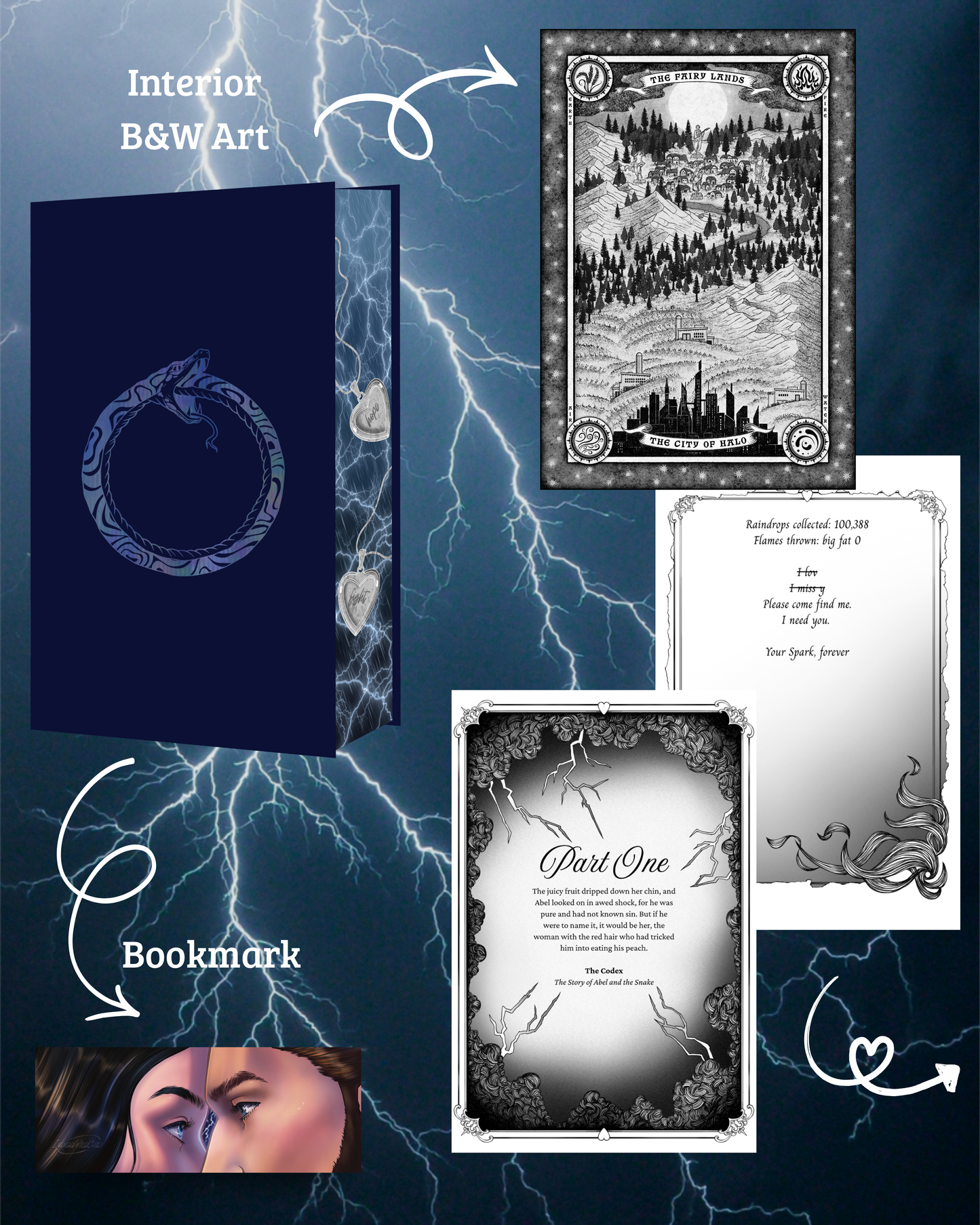 PREORDER - SIGNED BOOKPLATE + ART + OVERLAYS - She Who Is Wild - Storm
