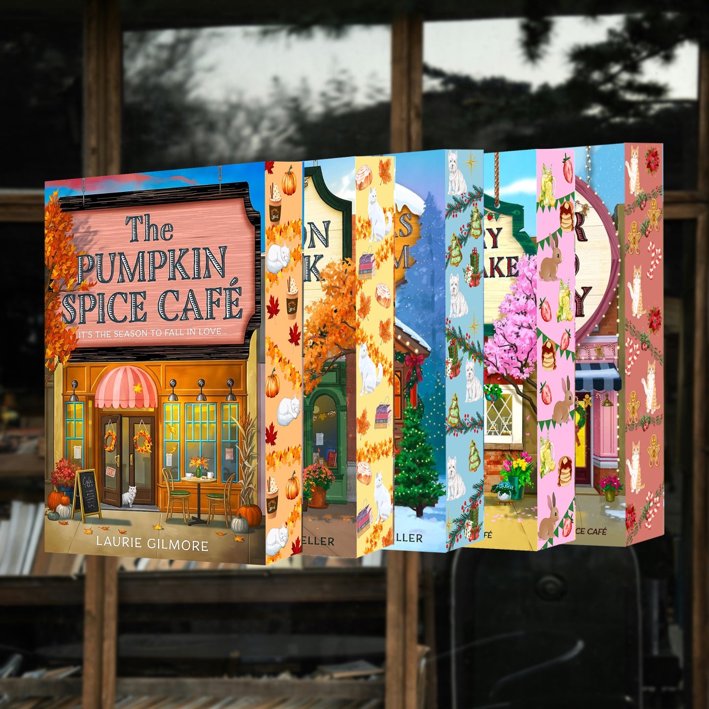 Laurie Gilmore: The Pumpkin Spice Café/ The Cinnamon Bun Book Store/ The Christmas Tree Farm/ The Strawberry Patch Pancake House/ The Gingerbread Bakery