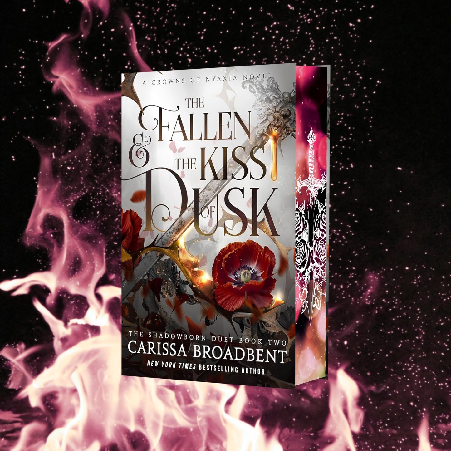 Crowns of Nyaxia Set - The Serpent and the Wings of Night &The Ashes and the Star-Cursed King & The Songbird and the Heart of Stone & Six Scorched Roses & The Fallen and the Kiss of Dusk