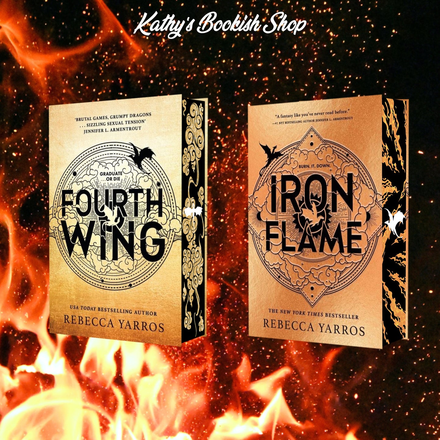 Set - Fourth Wing & Iron Flame