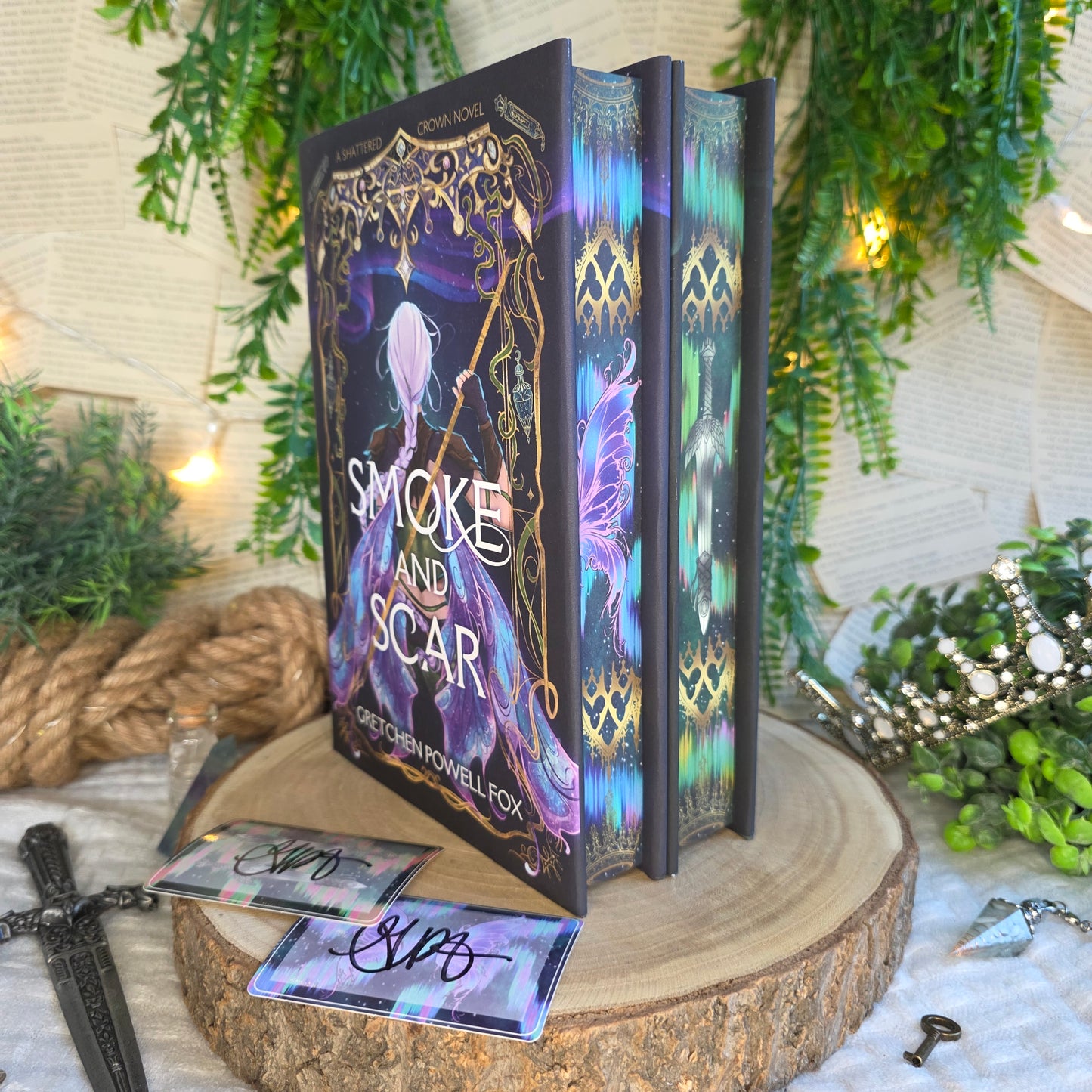 SIGNED BOOKPLATE - Shattered Crown - Smoke and Scar/ Splintered Kingdom