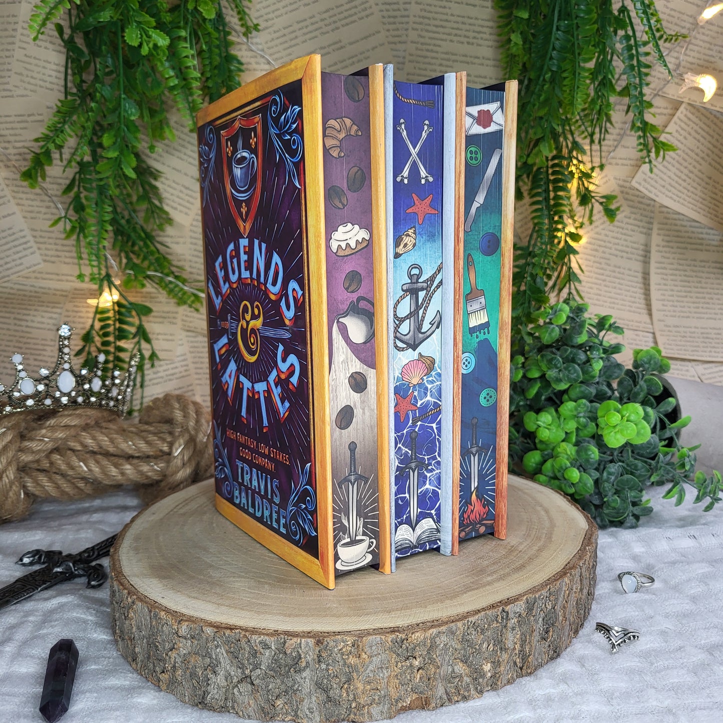 Legends & Lattes/ Bookshops & Bonedust/ Brigands & Breadknives