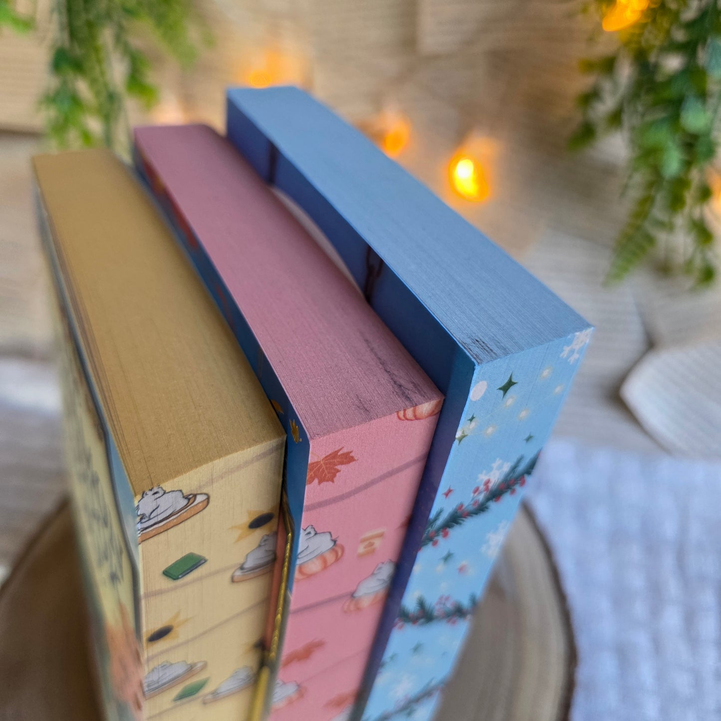 SECONDS The Pumpkin Spice Café/ The Cinnamon Bun Book Store/ The Christmas Tree Farm