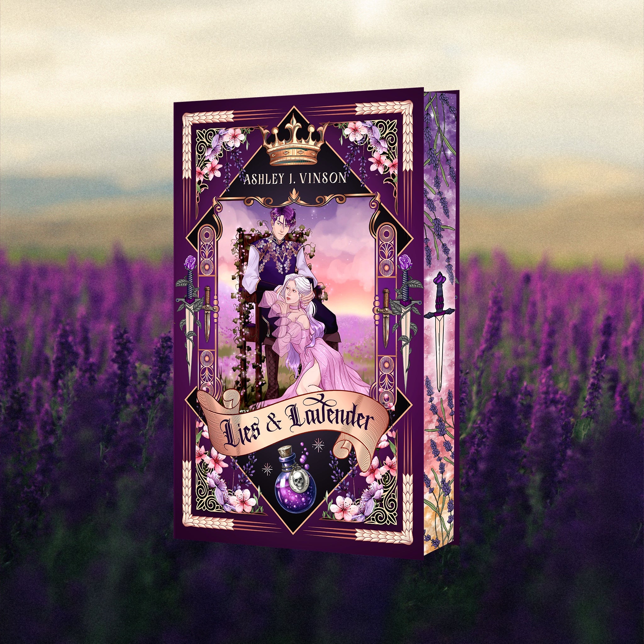 PREORDER - SIGNED BOOKPLATE + ART + OVERLAYS Lies & Lavender