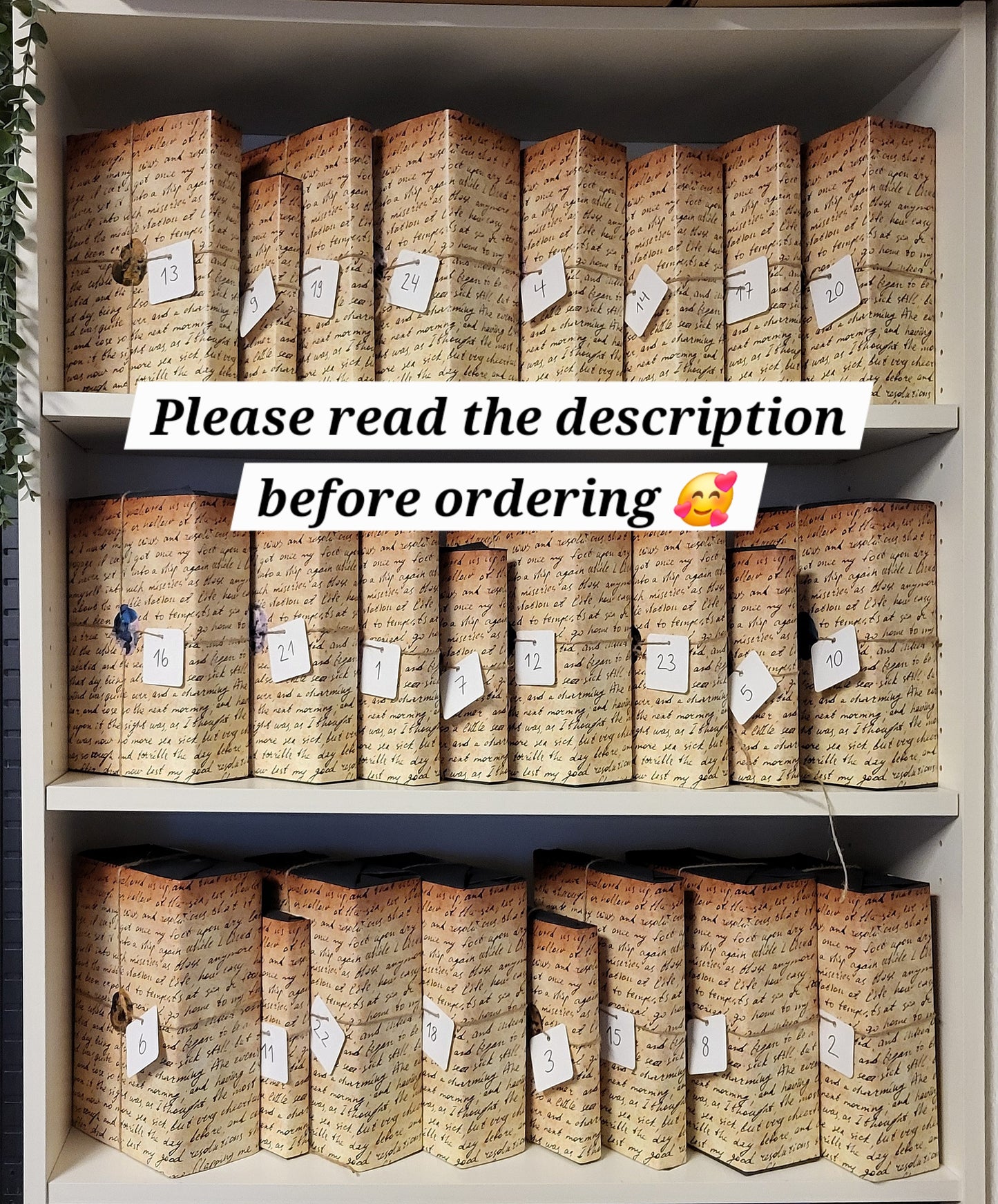 12 or 24 Day Advent Calendar