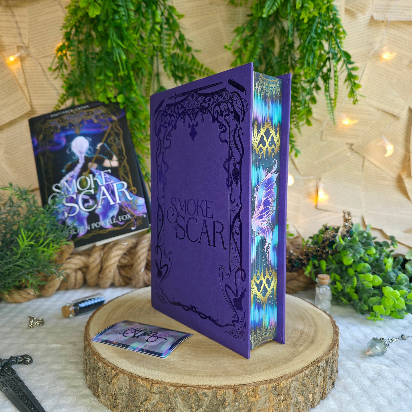 SIGNED BOOKPLATE - Shattered Crown - Smoke & Scar