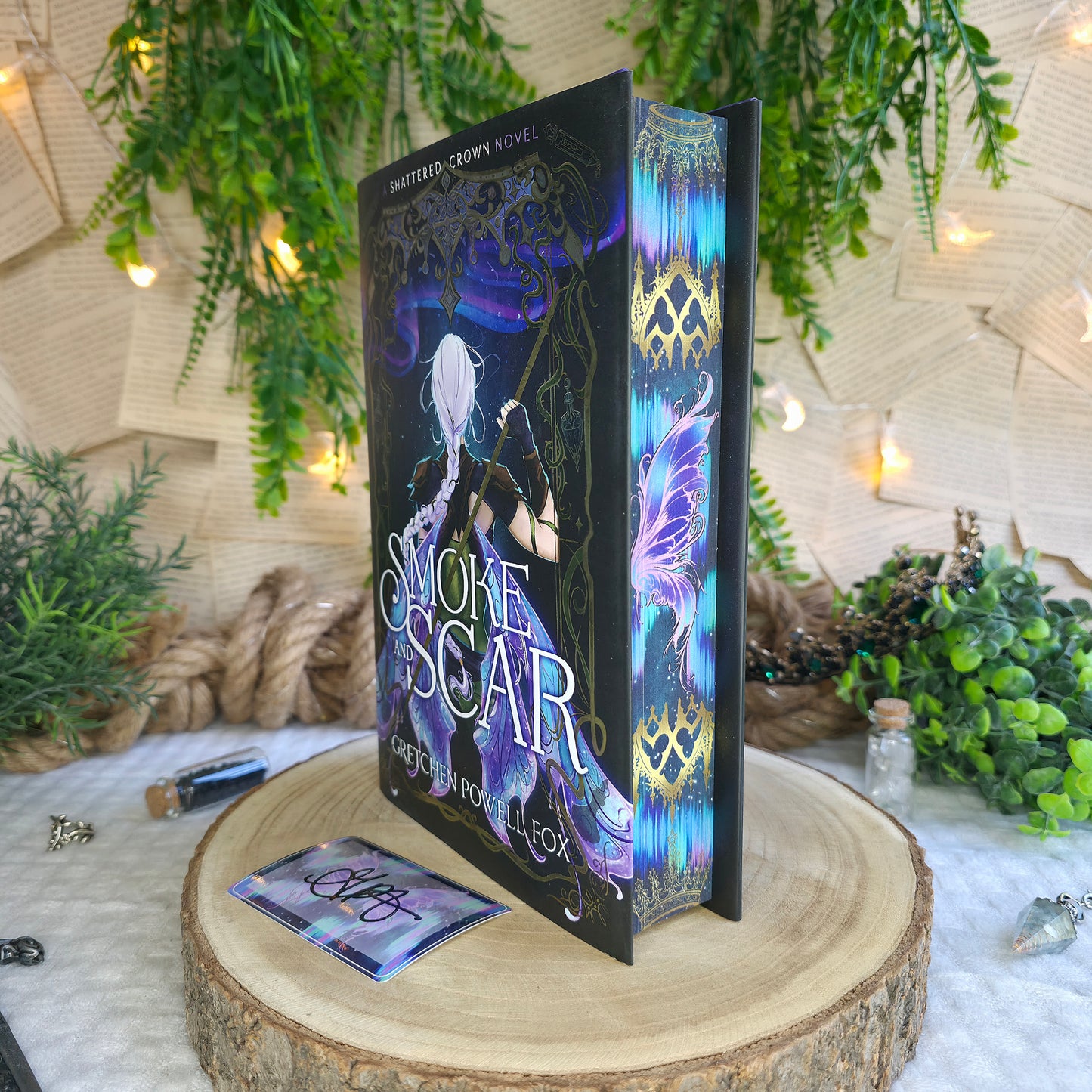 SIGNED BOOKPLATE - Shattered Crown - Smoke & Scar