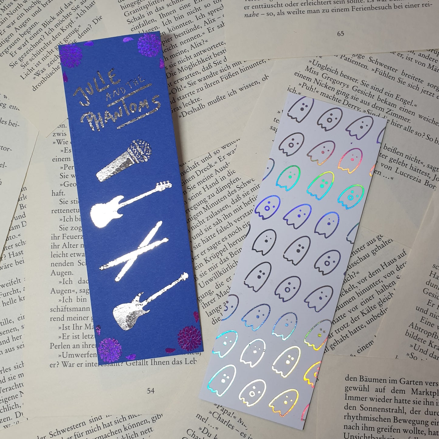 Foiled Julie and the Phantoms inspired Bookmark