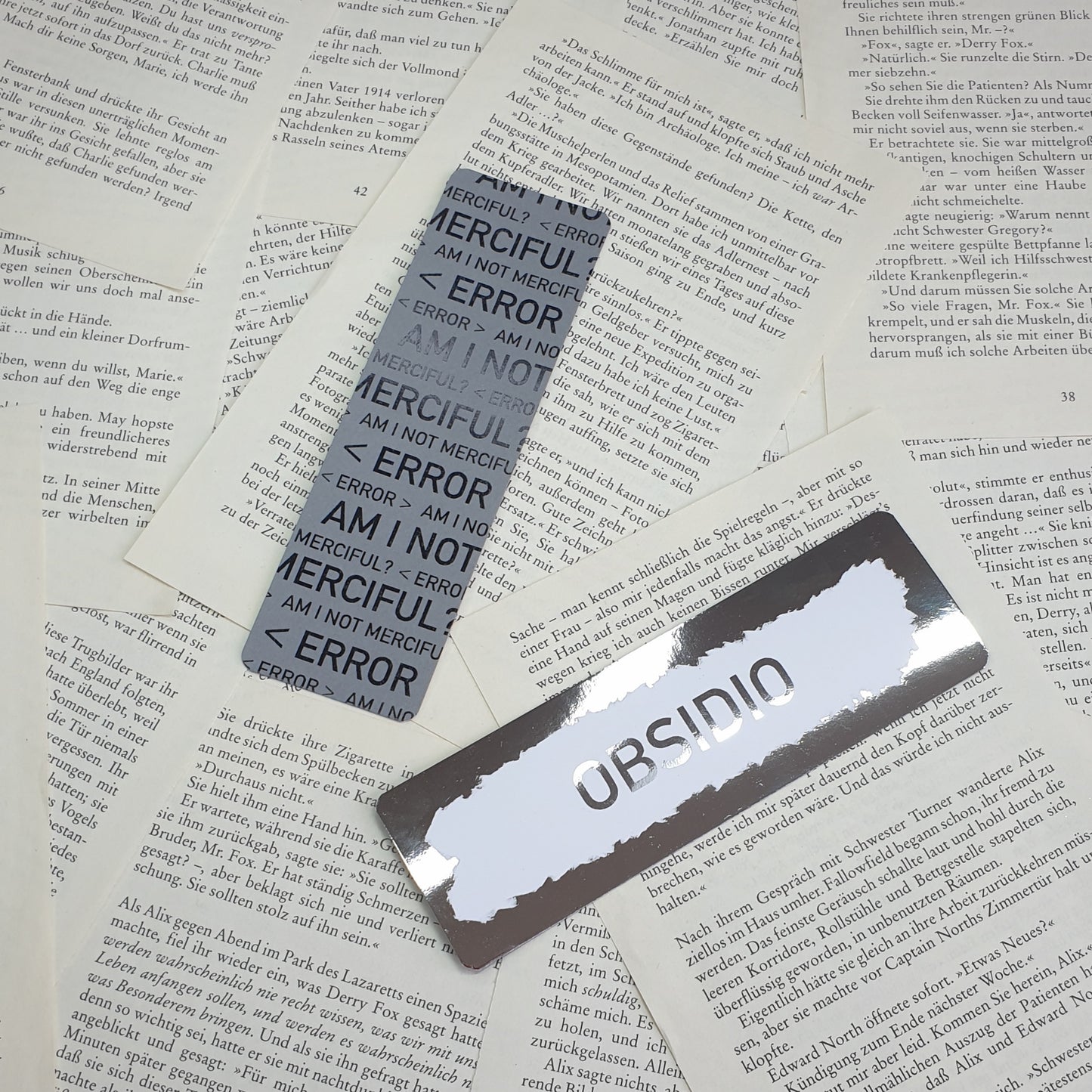 Illuminae Files inspired Bookmarks