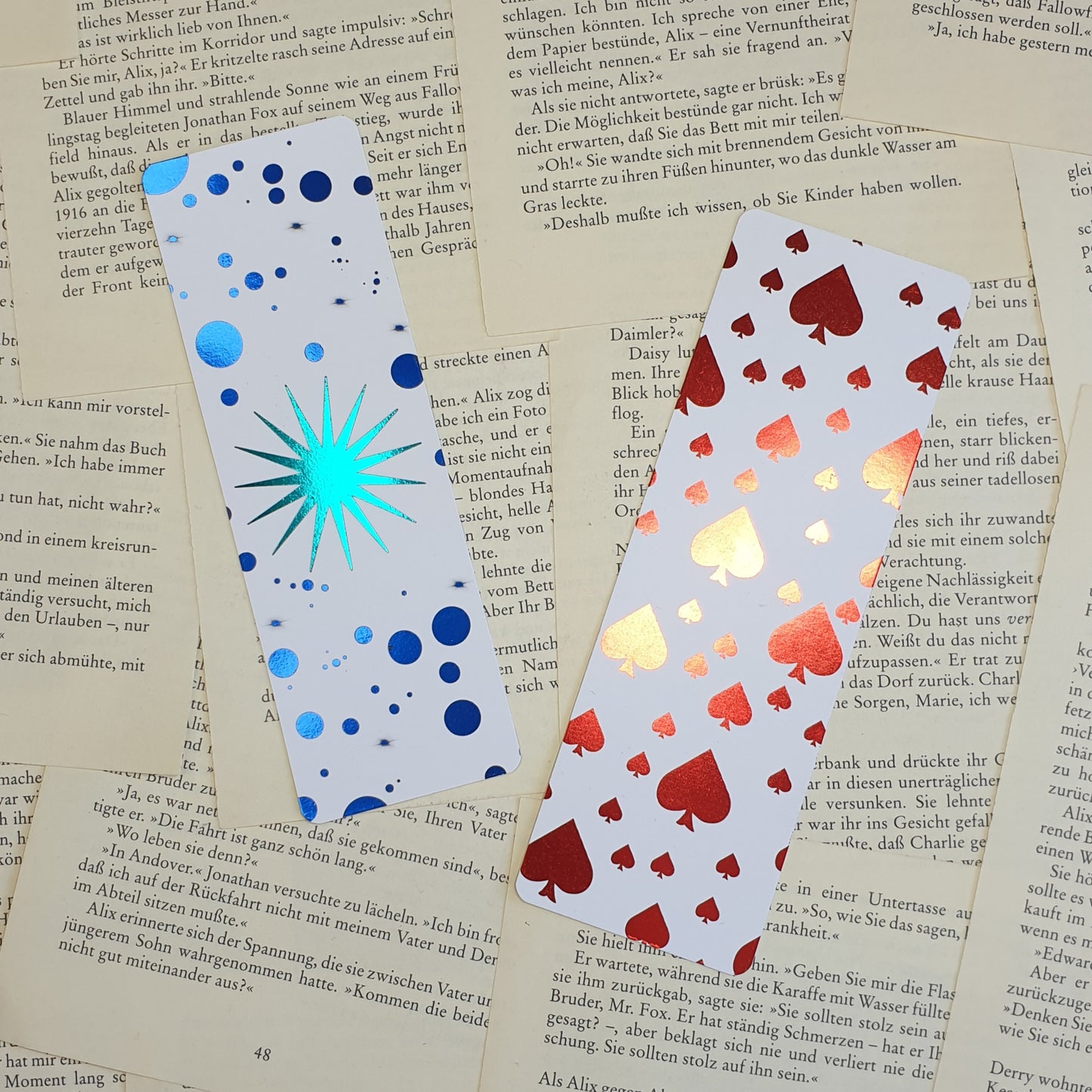 Foiled Caraval inspired Bookmarks