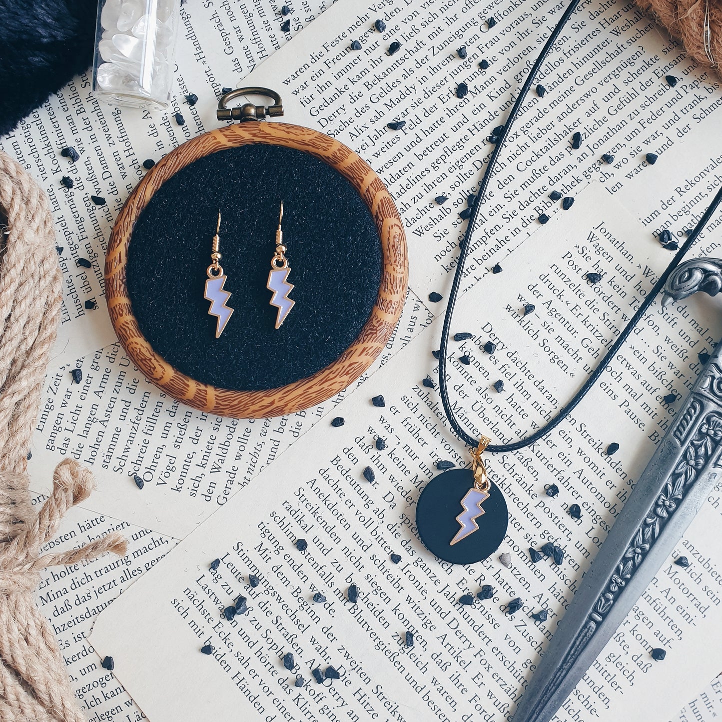 Percy Jackson inspired Jewellery (Necklace/ Earrings)