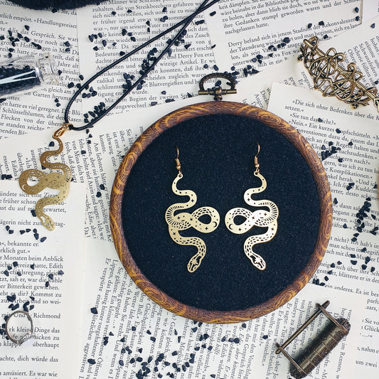 Witchy Snake Jewellery (Necklace/ Earrings)